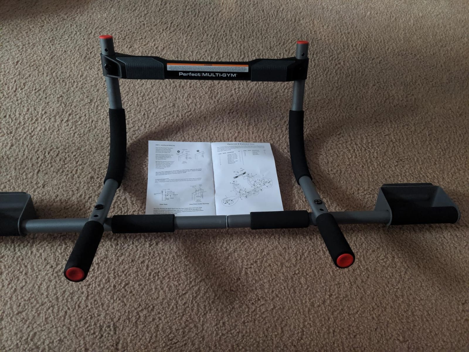 Perfect Fitness Multi-Gym Doorway Pull Up Bar and Portable Gym System customer photo 2