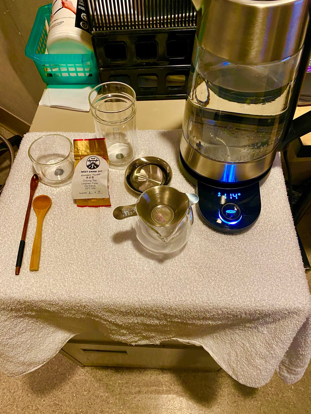 OXO Brew Adjustable Temperature Kettle, Electric Kettle, Stainless Steel customer photo 1