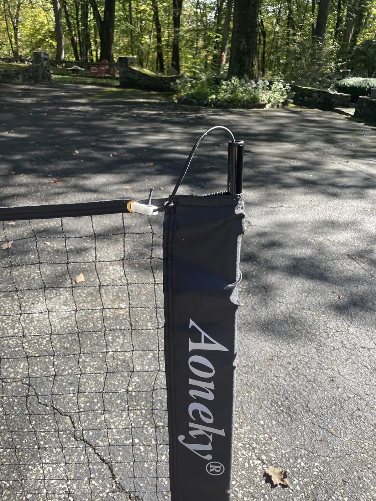 Aoneky Mini Portable Tennis Net for Driveway - Kids Soccer Tennis Net - Pickleball Net customer photo 1