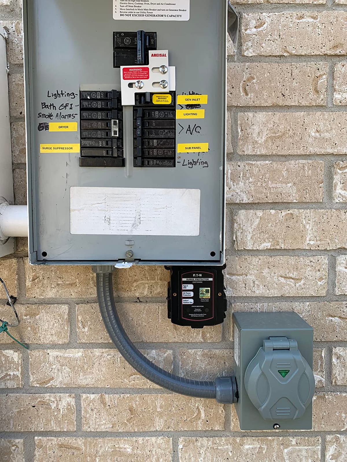 Eaton CHSPT2SURGE SPD Type 2 Chsp Whole Home Surge Protector, Nema 4, Single Phase, 120/240 Volts, Ul 1449 3Rd Edition customer photo 2