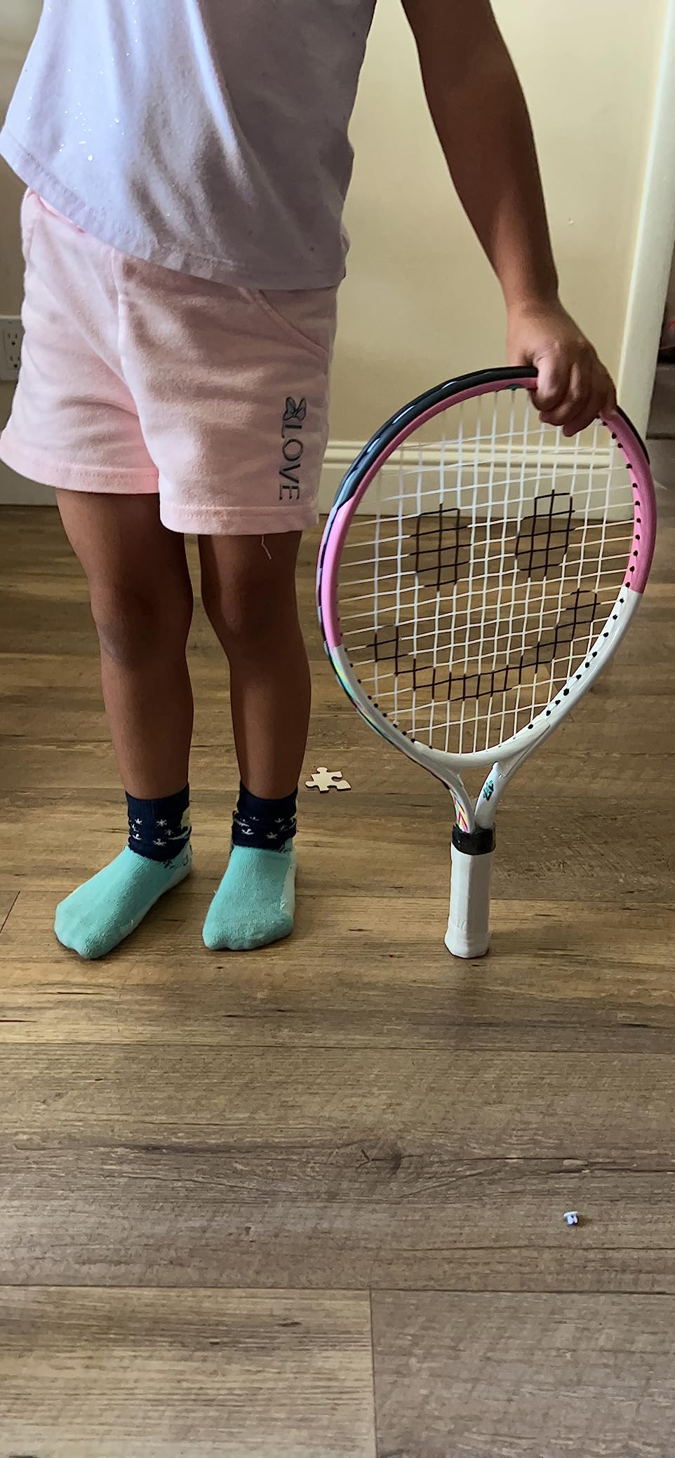 Kids Tennis Racket with Training Videos – Aluminum Youth Tennis Racket with Neoprene Handle for Children Age 5-12 – Learn Faster and Play Better by Street Tennis Club customer photo 1