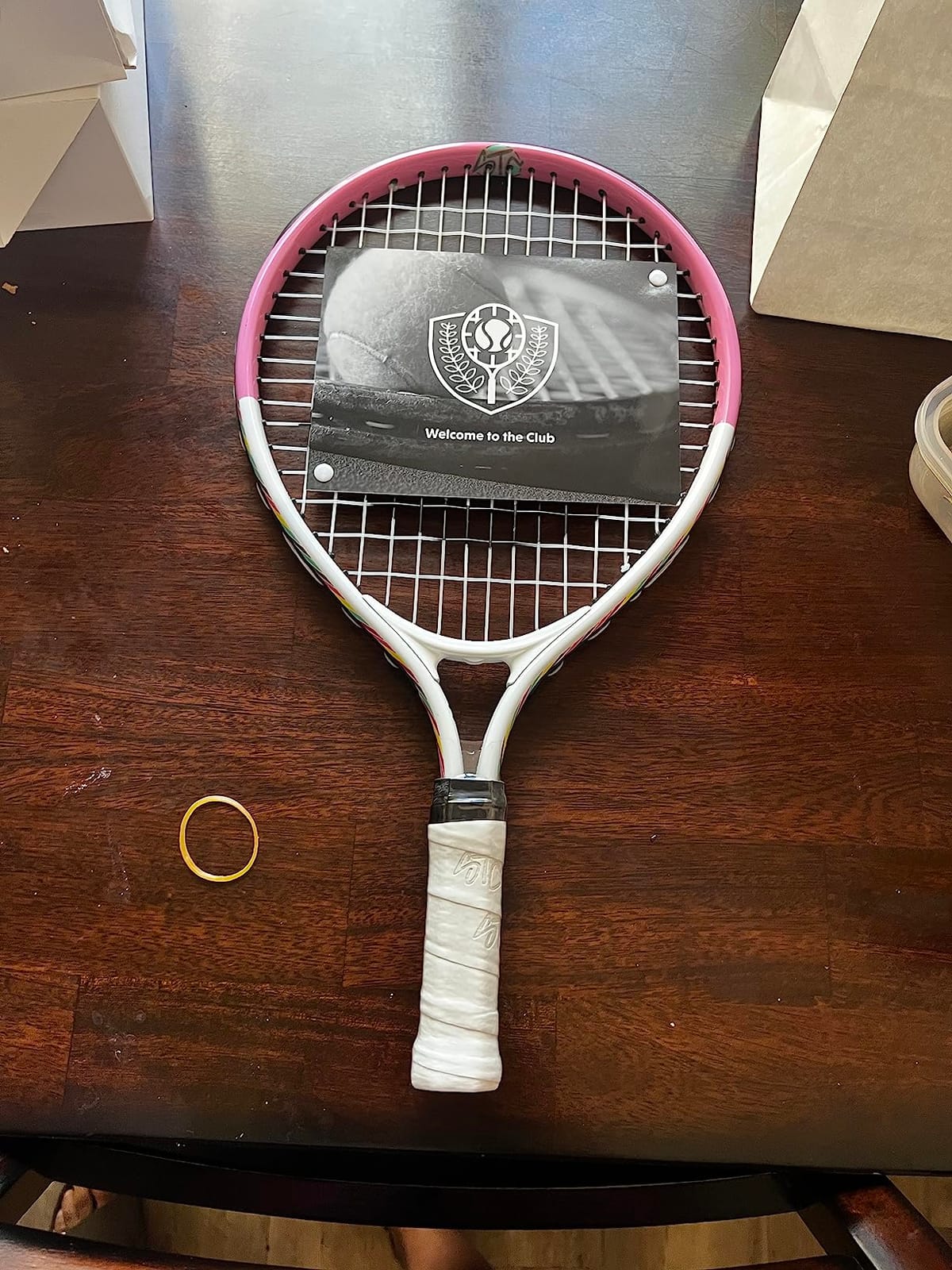 Kids Tennis Racket with Training Videos – Aluminum Youth Tennis Racket with Neoprene Handle for Children Age 5-12 – Learn Faster and Play Better by Street Tennis Club customer photo 2