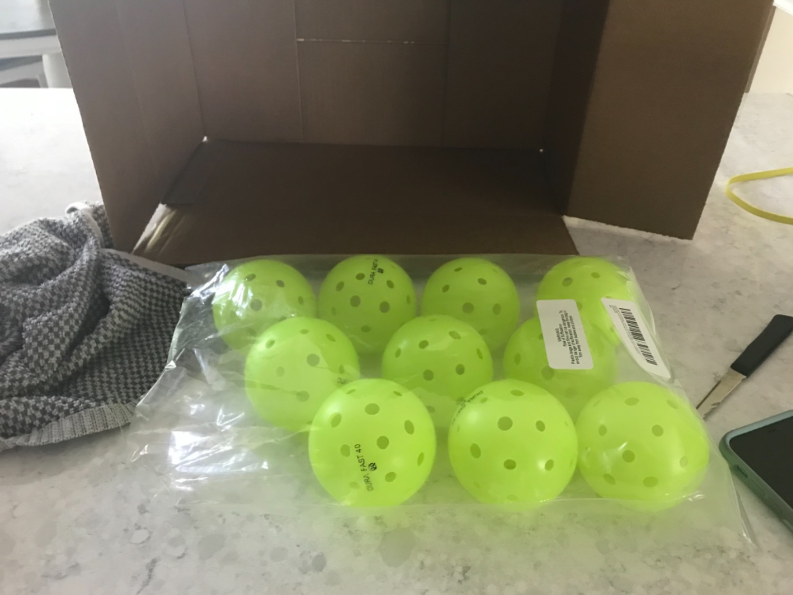 Pickleballs | Outdoor pickleball balls | Neon | Dozen/Pack of 12 | USAPA Approved and Sanctioned for Tournament Play, Professional Perfomance customer photo 2