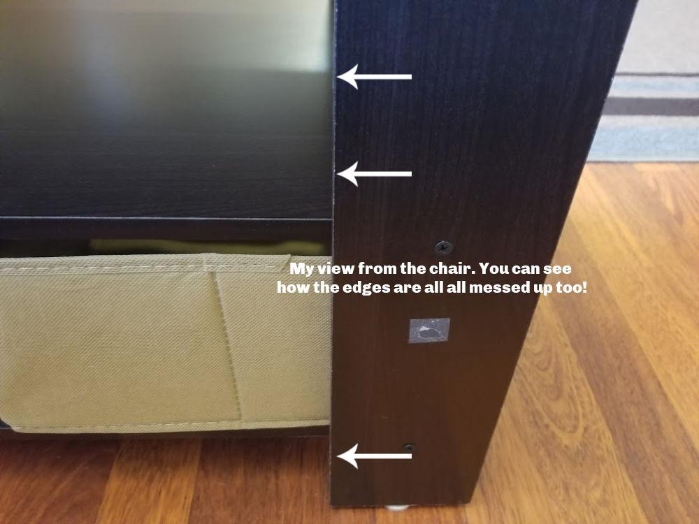 Furinno Andrey Coffee Table with Bin Drawer, French Oak Grey/Black customer photo 2