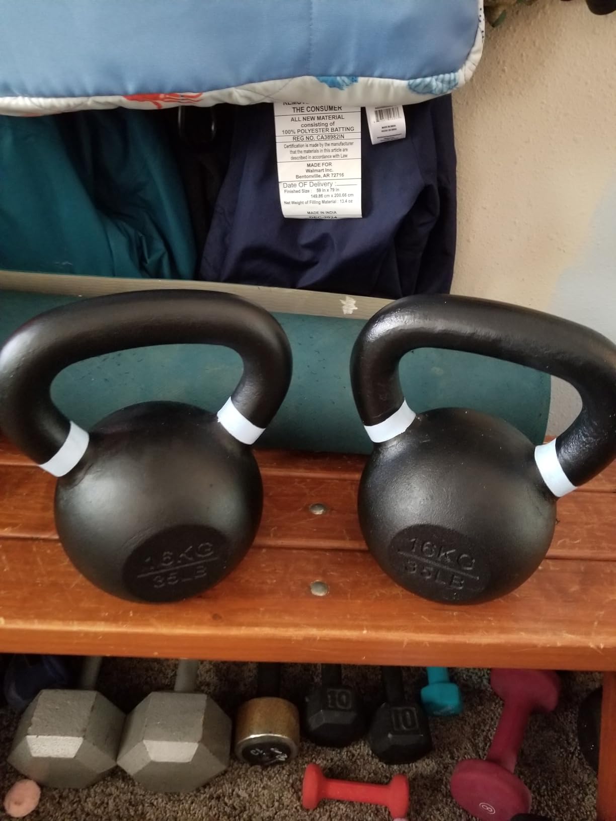 Yes4All Powder Coated Kettlebell, 9–88 lb Cast Iron Weights customer photo 1