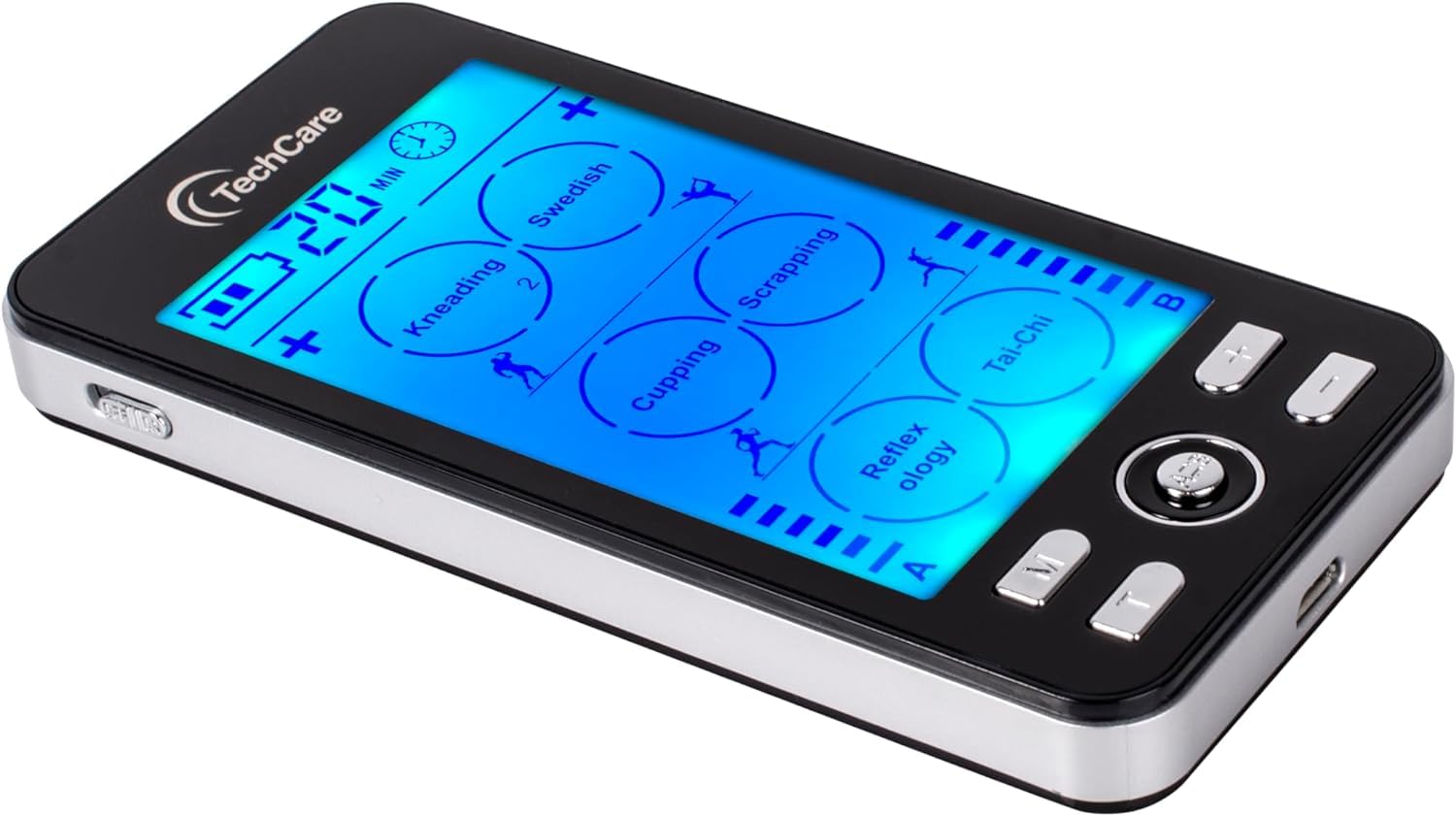 Rechargeable TENS EMS Muscle Stimulator, Dual Channel Electric Pulse Massager for Back & Neck Muscle Recovery and Pain Relief customer photo 2