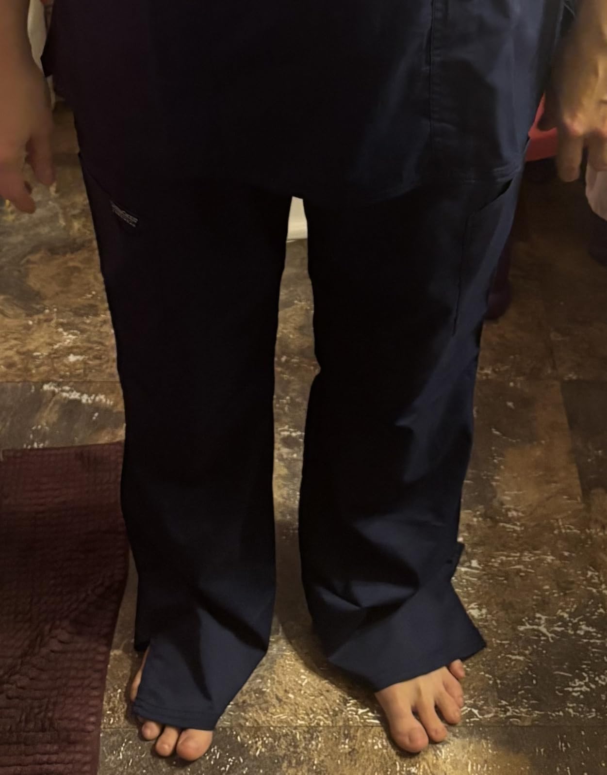 Cherokee WW Revolution Scrub Pants for Women Mid Rise Flare Pant 5 Pockets customer photo 2