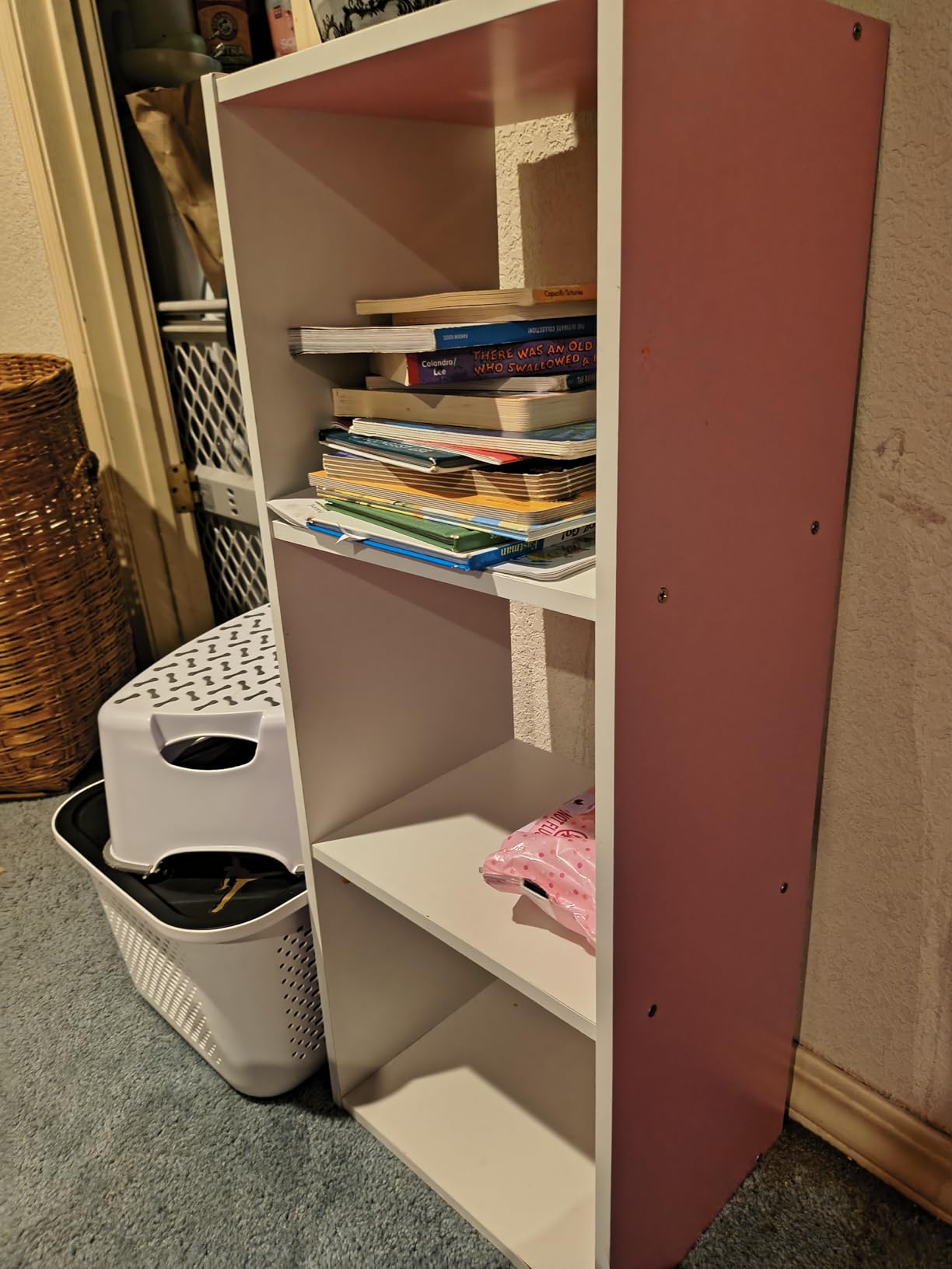 Furinno LUDER Book Shelf, 3-Cube Bookshelf, Bookcase with Open Shelves, 9.3 x 12 x 31.5, Easy Assembly, for Living Room, Bedroom, Home Office, White customer photo 2