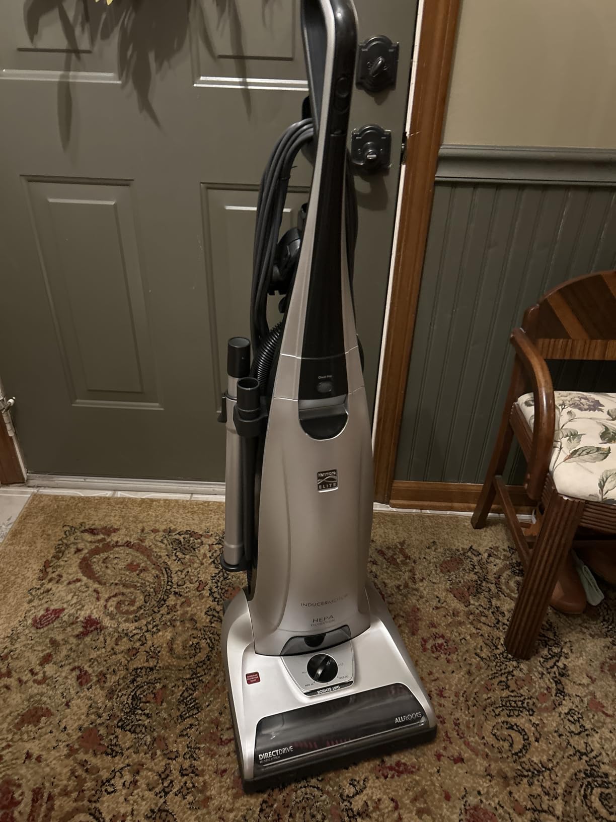Kenmore Elite 31150 Pet Friendly Bagged Upright Beltless Vacuum w/Pet Handi-Mate, Triple HEPA, 3D Inducer Motor, Telescoping Wand, 5-Position Height Adjustment, 3 Cleaning Tools-Silver customer photo 1
