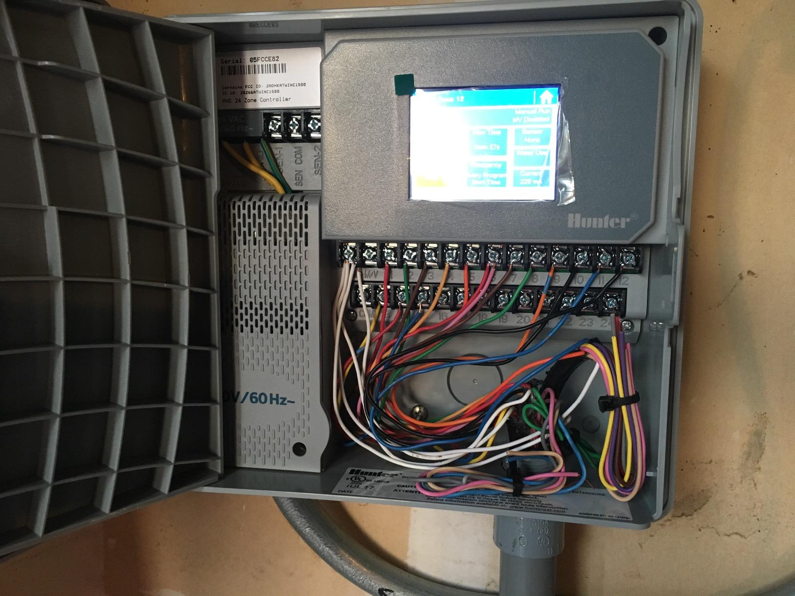 Hunter PRO-HC WiFi Sprinkler Controller, 24 Zone Smart Irrigation Timer customer photo 1