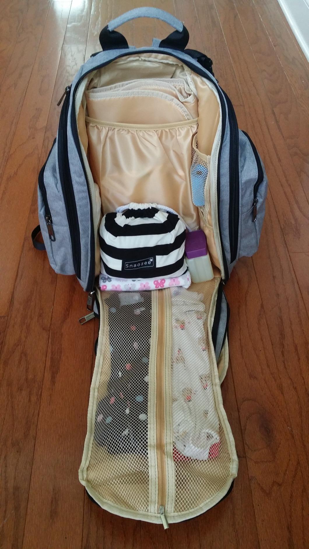 Mancro Backpack Diaper Bag, Travel Baby Changing Bag for Dad and Men customer photo 1