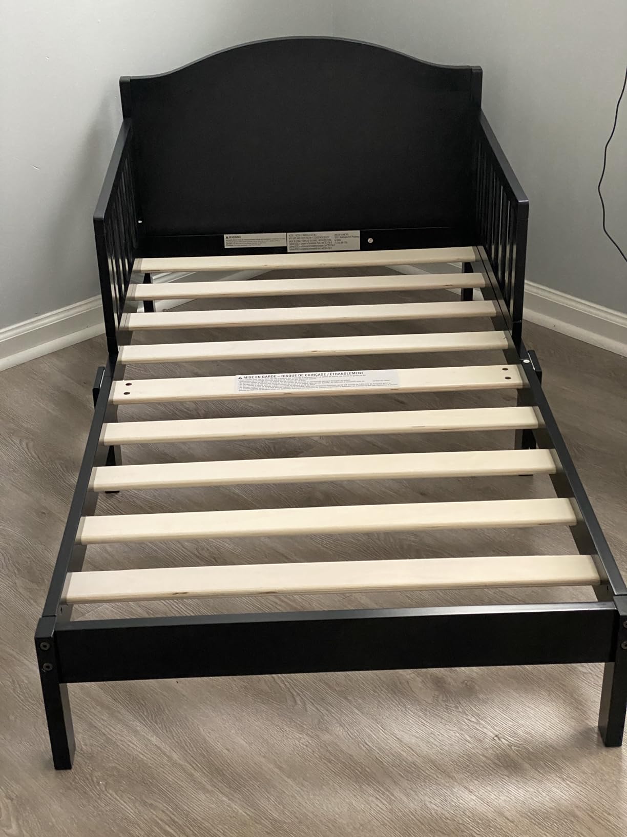 Dream On Me Sydney Toddler Bed in Steel Grey, Greenguard Gold Certified customer photo 2