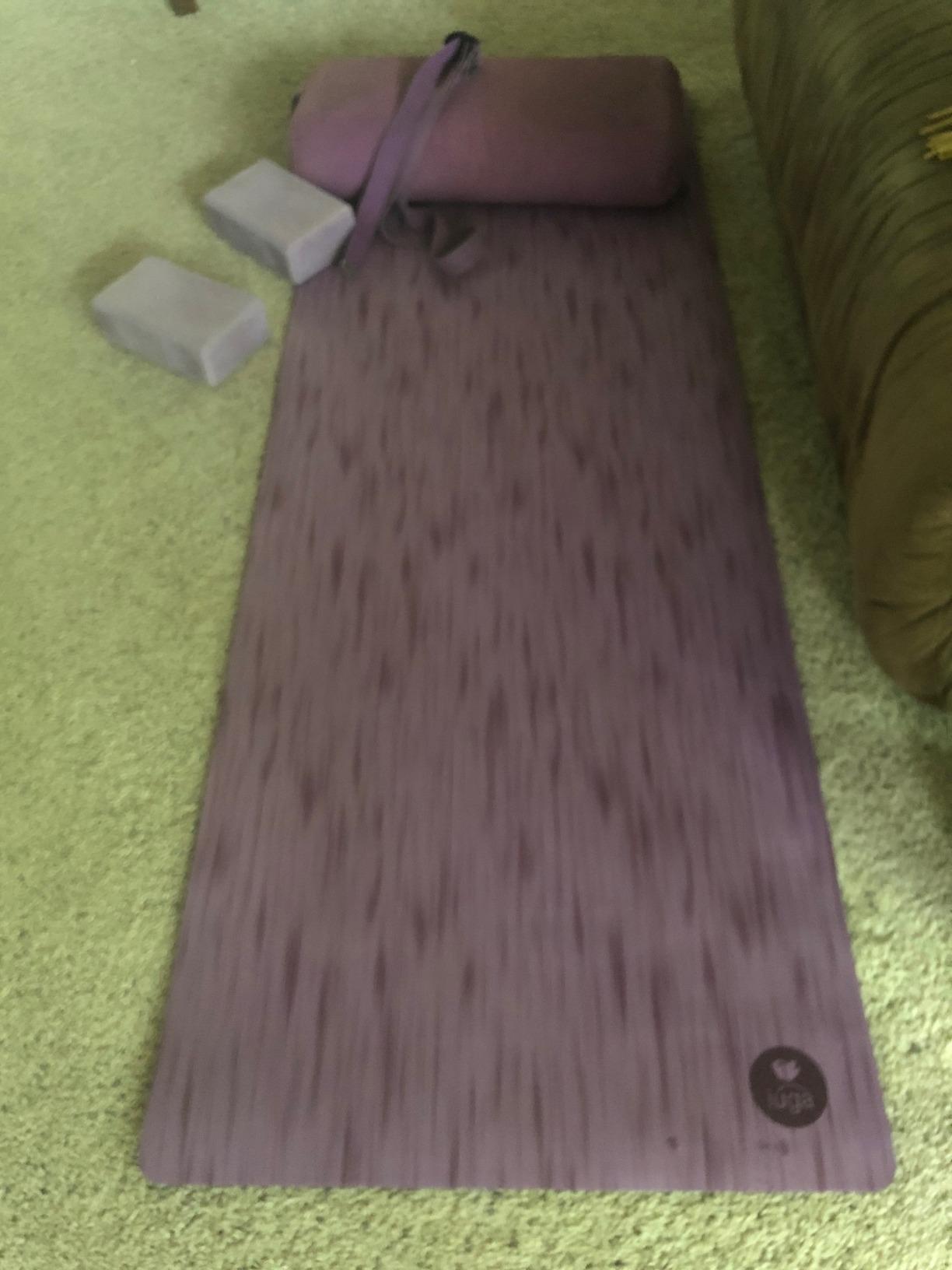Pro Non Slip Yoga Mat Thick for Hot Yoga, Pilates, Workout & Home Gym customer photo 1