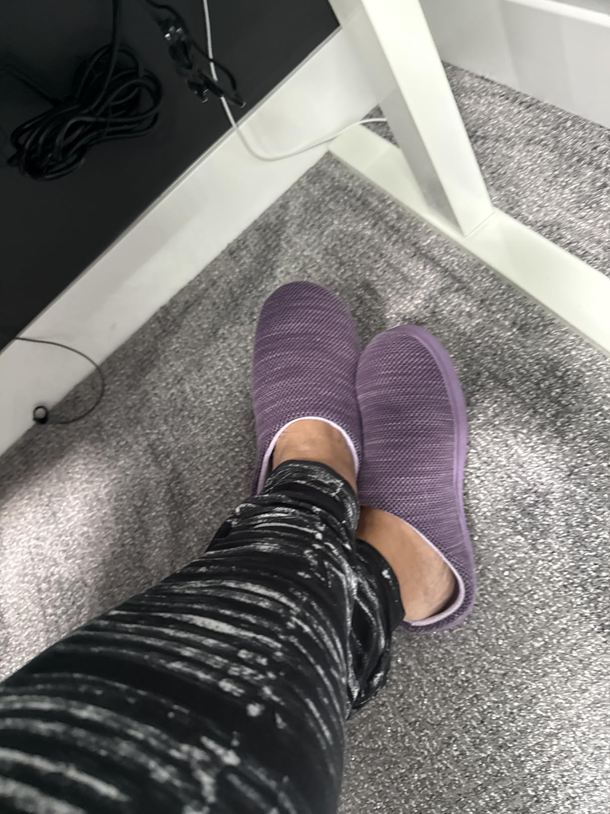 RockDove Womens Birdseye Knit Memory Foam Slippers customer photo 2
