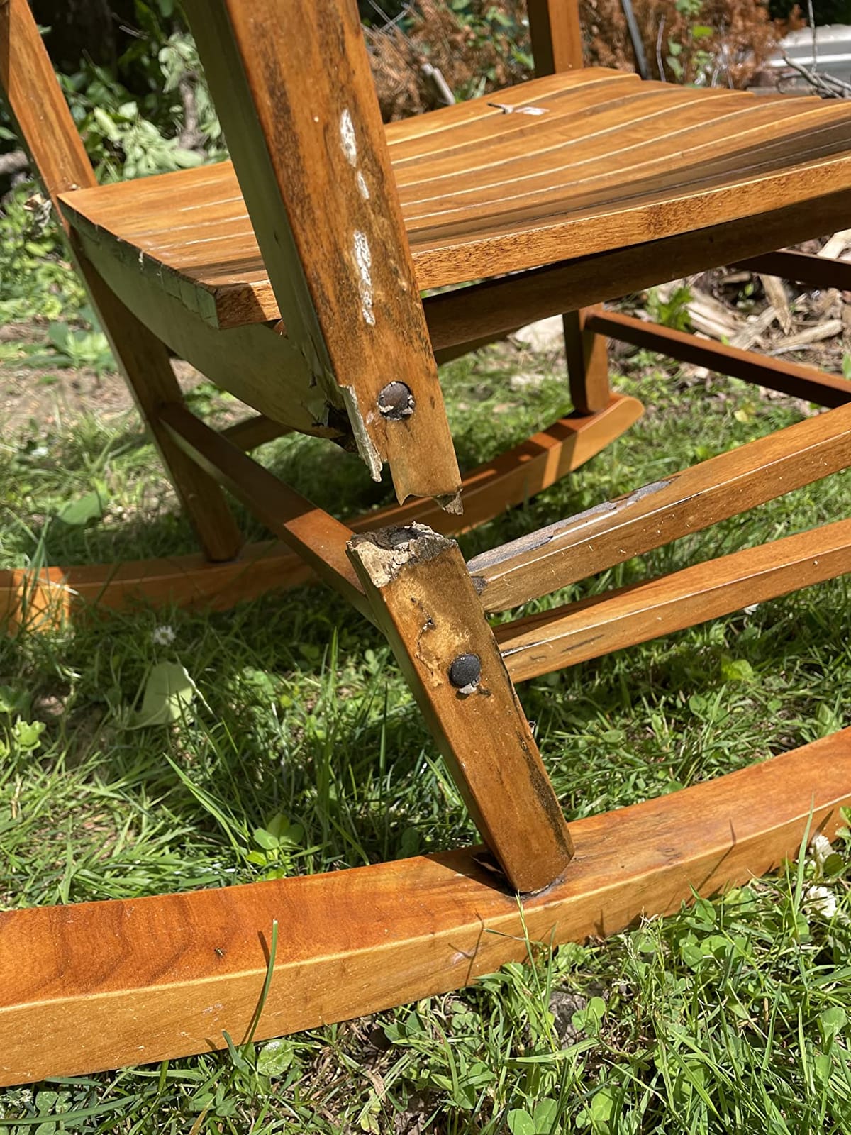 Shine Company Vermont Porch Rocker – Chili Pepper customer photo 1