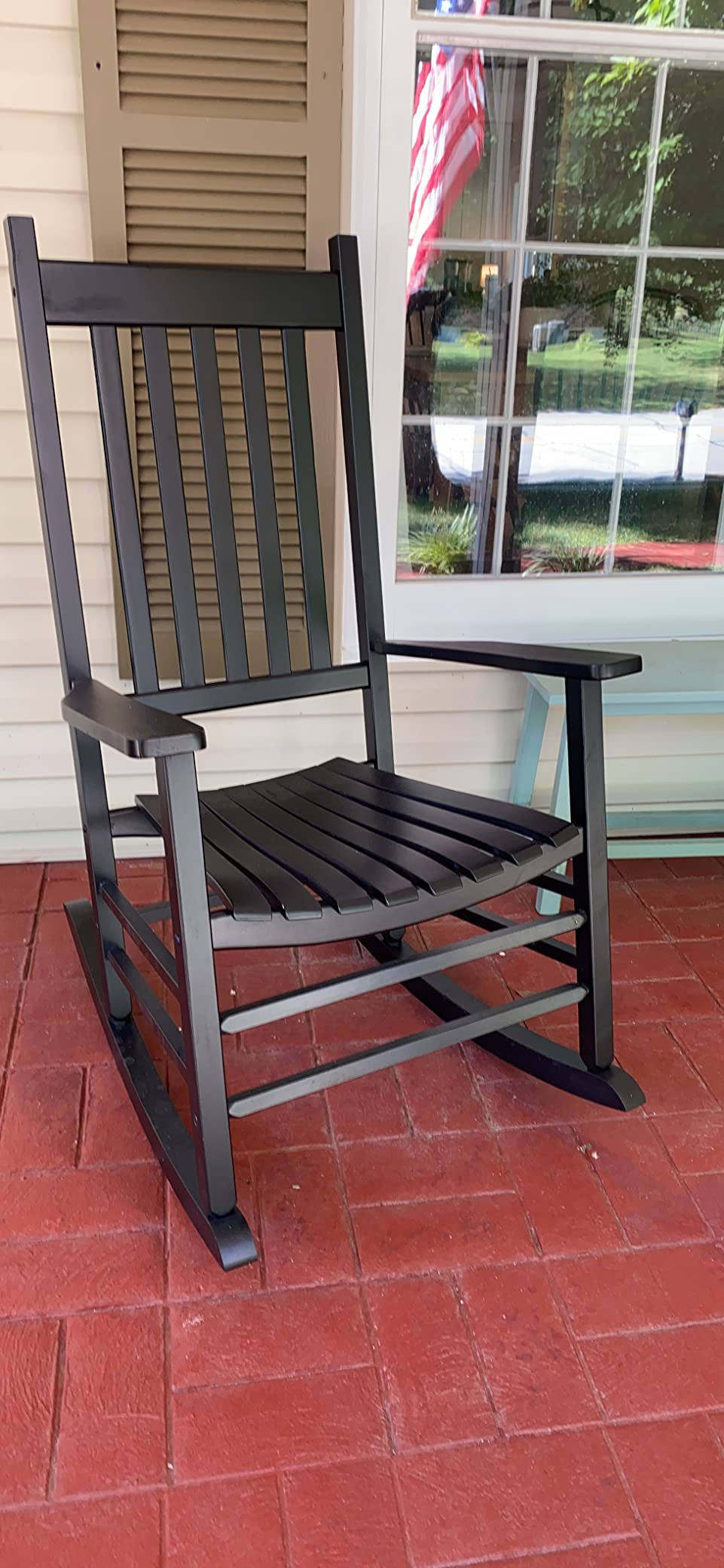 Shine Company Vermont Porch Rocker – Chili Pepper customer photo 2