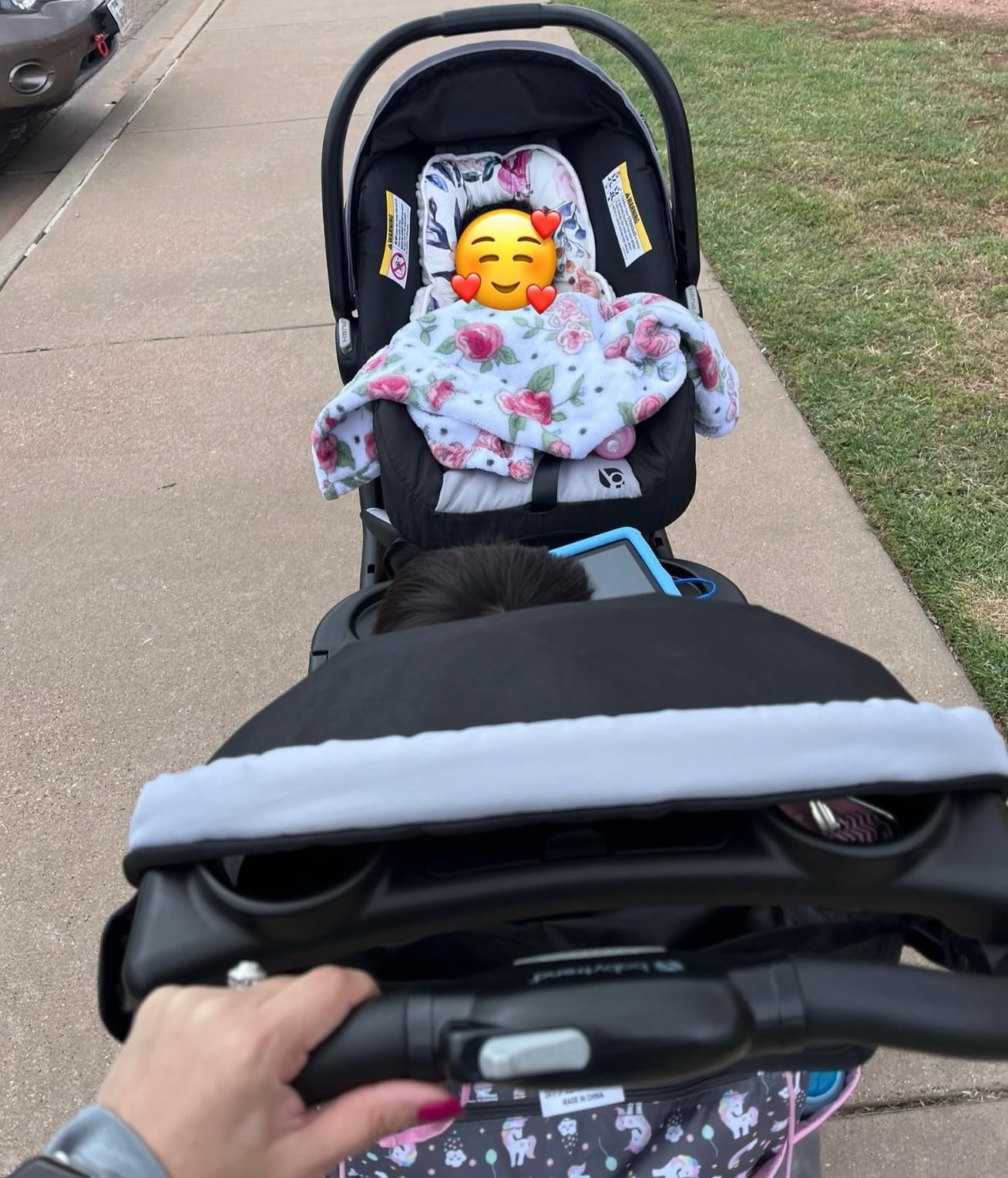 Baby Trend Infant/Toddler Double Stroller & Car Seat Combo, 2 Pc, Stormy customer photo 1