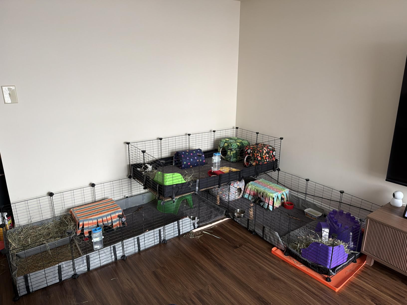 SONGMICS Pet Playpen, Small Animal Playpen customer photo 1