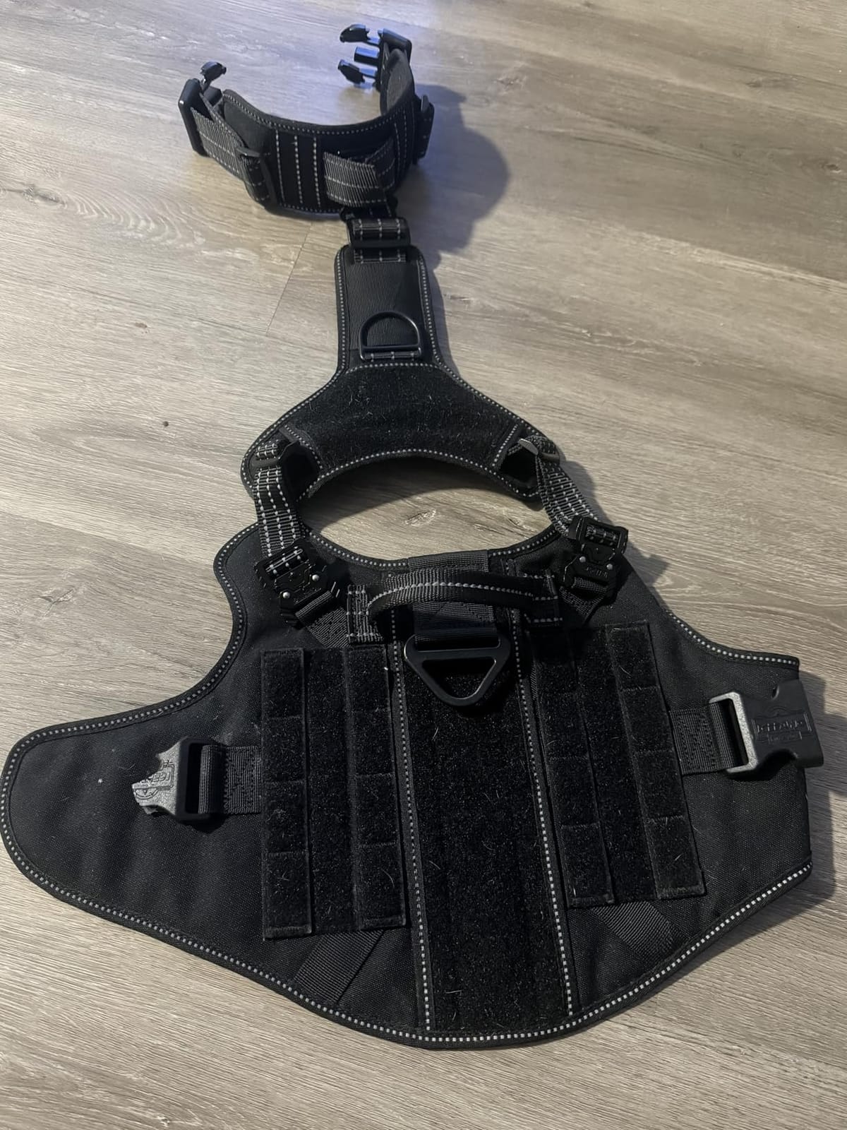 ICEFANG Tactical Dog Harness for Large Dogs,Reflective No Pull Dog Vest customer photo 2