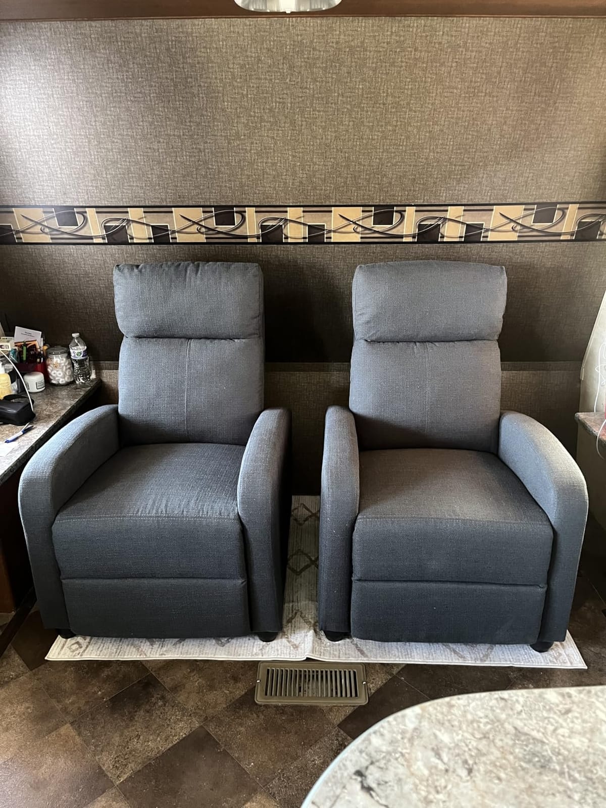 JUMMICO Recliner Chair Home Theater Single Recliner Sofa Living Room Chair customer photo 2