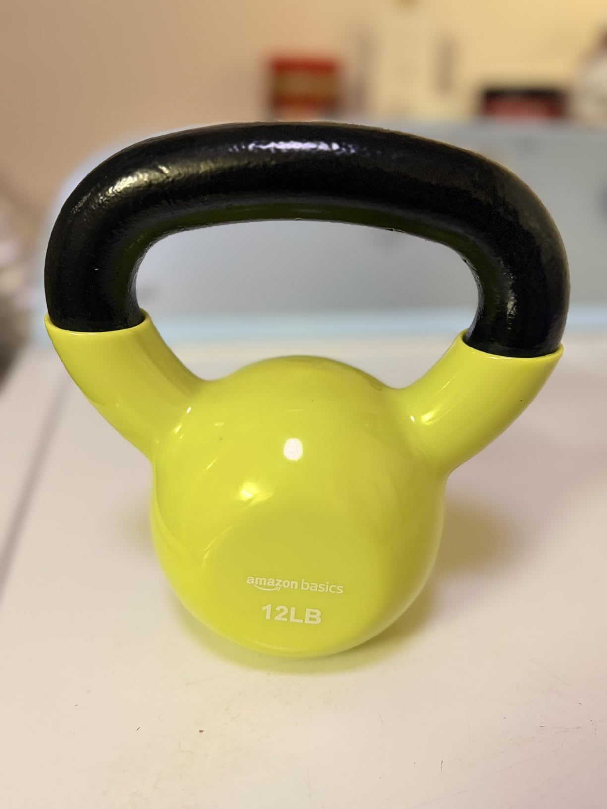 Amazon Basics Vinyl Kettlebell customer photo 2