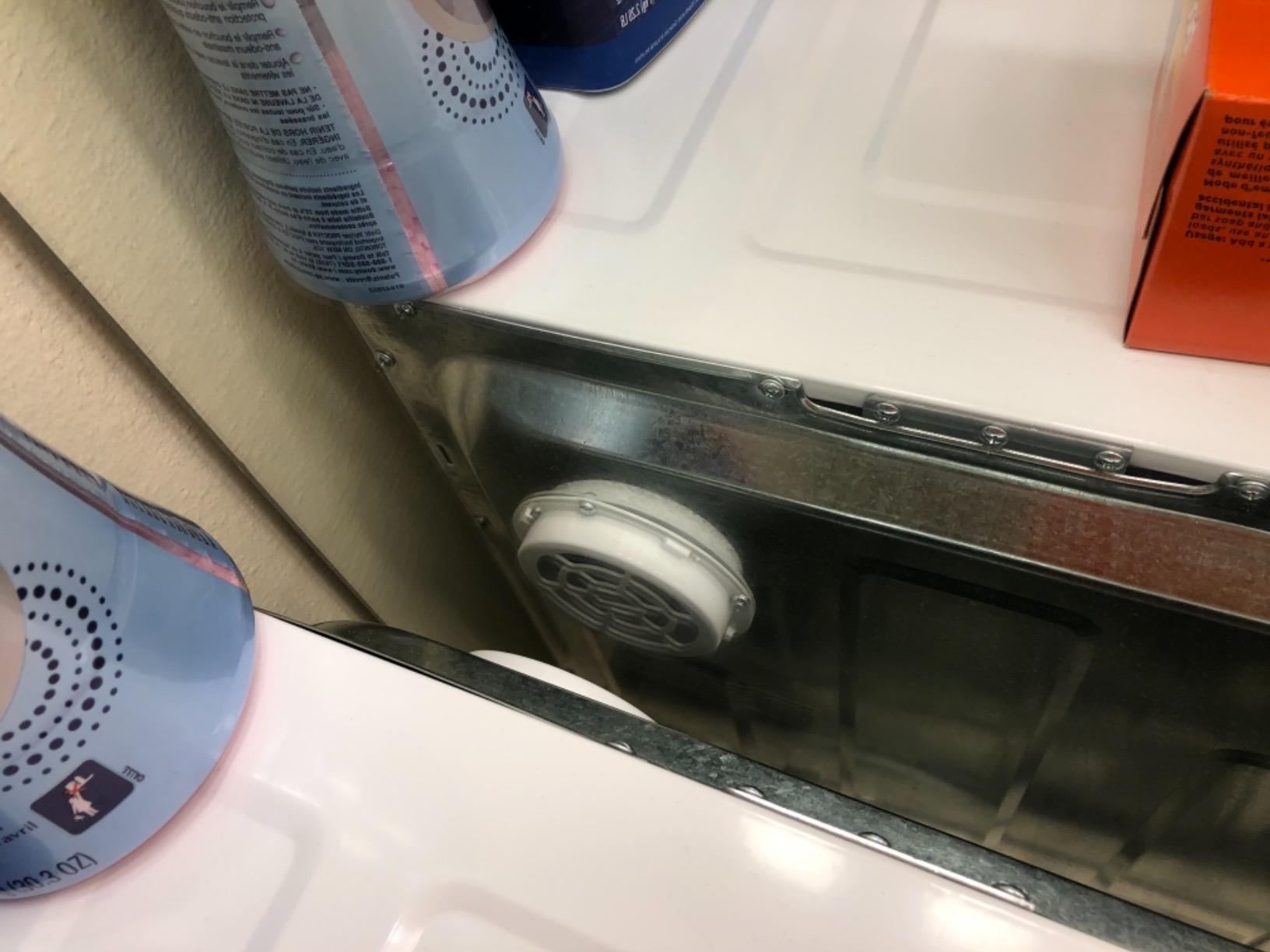 COSTWAY 1.5 Cu.ft. Portable Clothes Dryer, 850W Compact Laundry Dryer,White customer photo 2