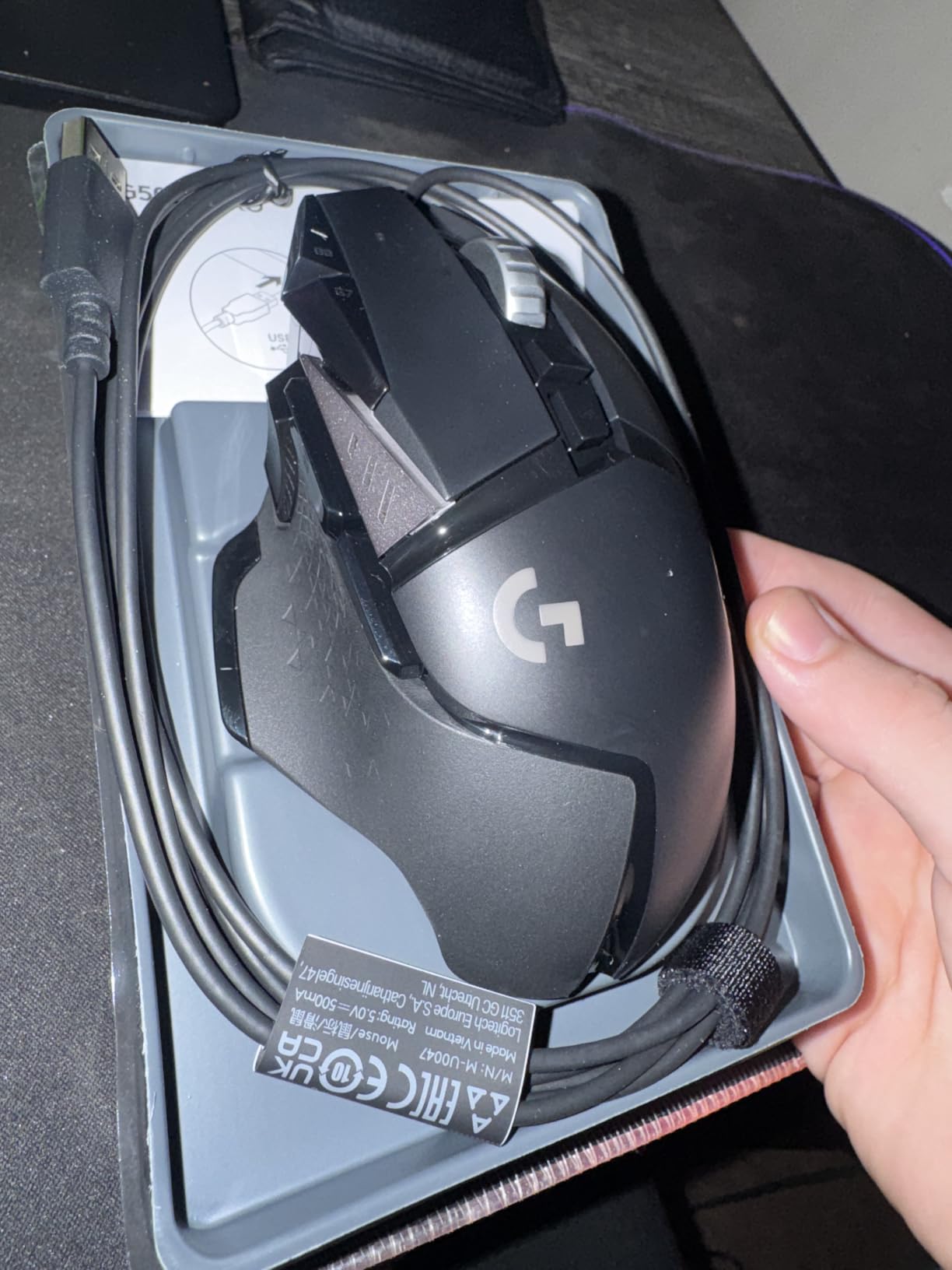 Logitech G502 Hero Wired Gaming Mouse - Black customer photo 1