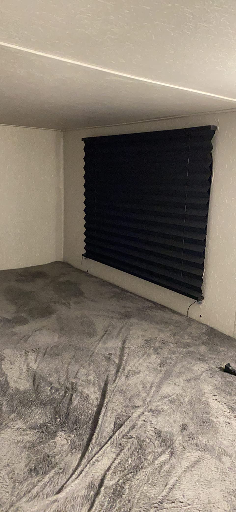 RecPro Pleated Shades in Black for RVs/Campers (32x24) customer photo 2