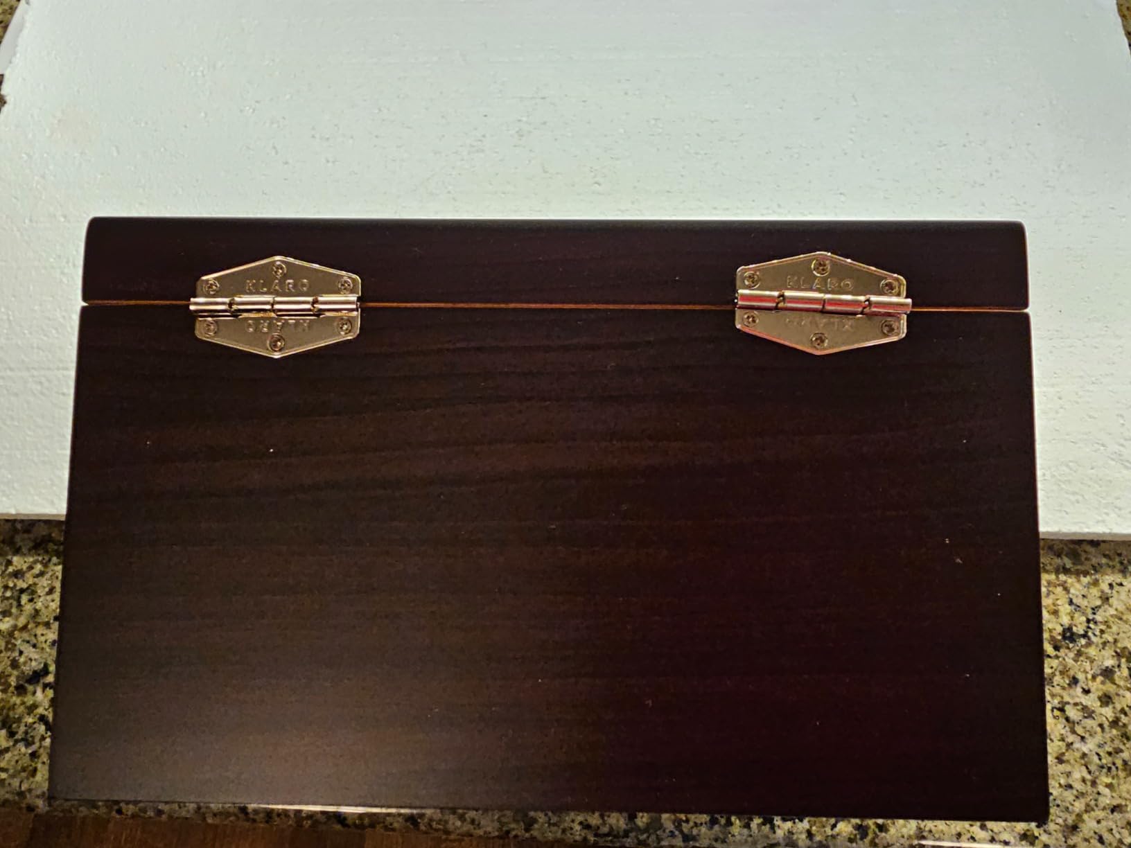CASE ELEGANCE Renzo Glass Top Cigar Humidor with Cedar - Brown customer photo 1