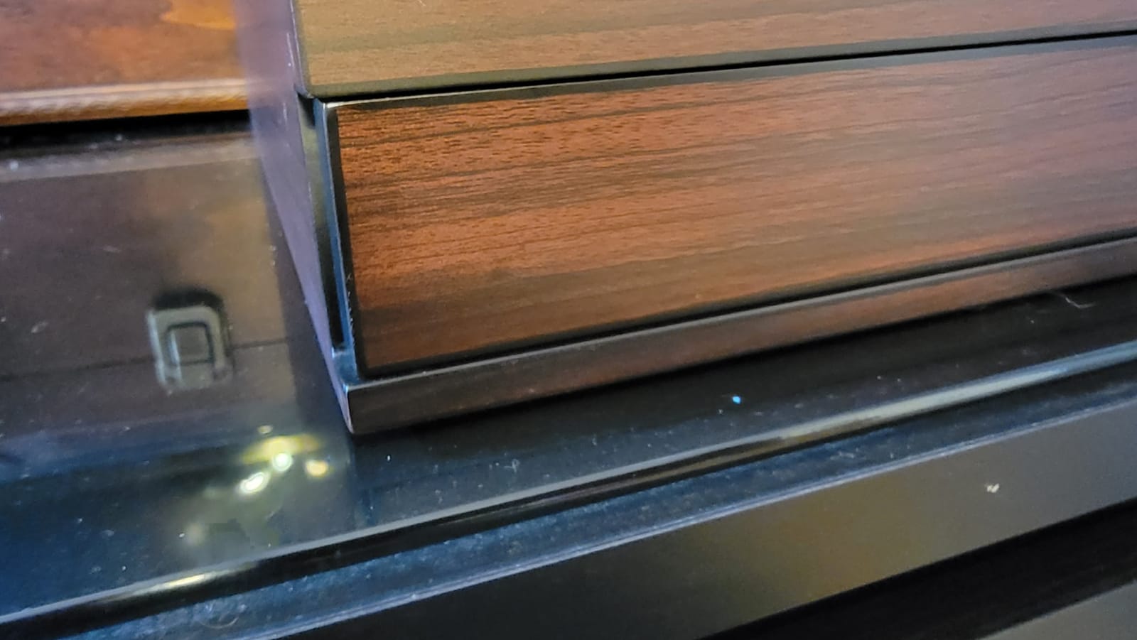 CASE ELEGANCE Renzo Glass Top Cigar Humidor with Cedar - Brown customer photo 2
