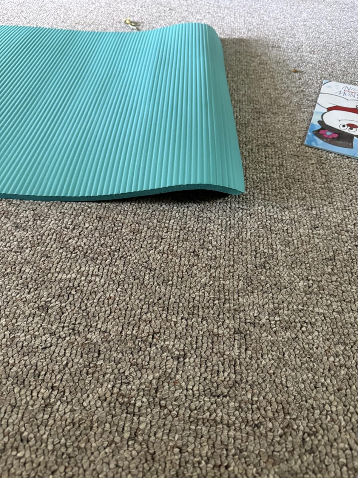 Gaiam Thick Yoga Mat, Exercise & Fitness Mat with Easy-Cinch Carrying Strap customer photo 2