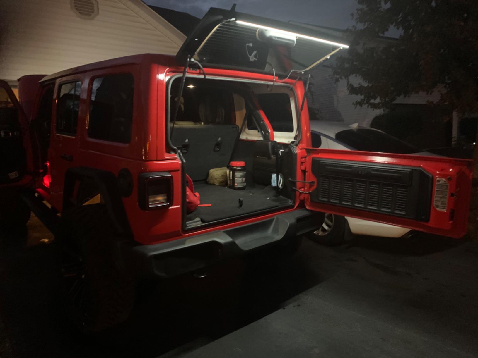LED Tailgate Light Bar for Jeep Wrangler TJ YJ JK JKU JL JLU JT 1997-2023 customer photo 1