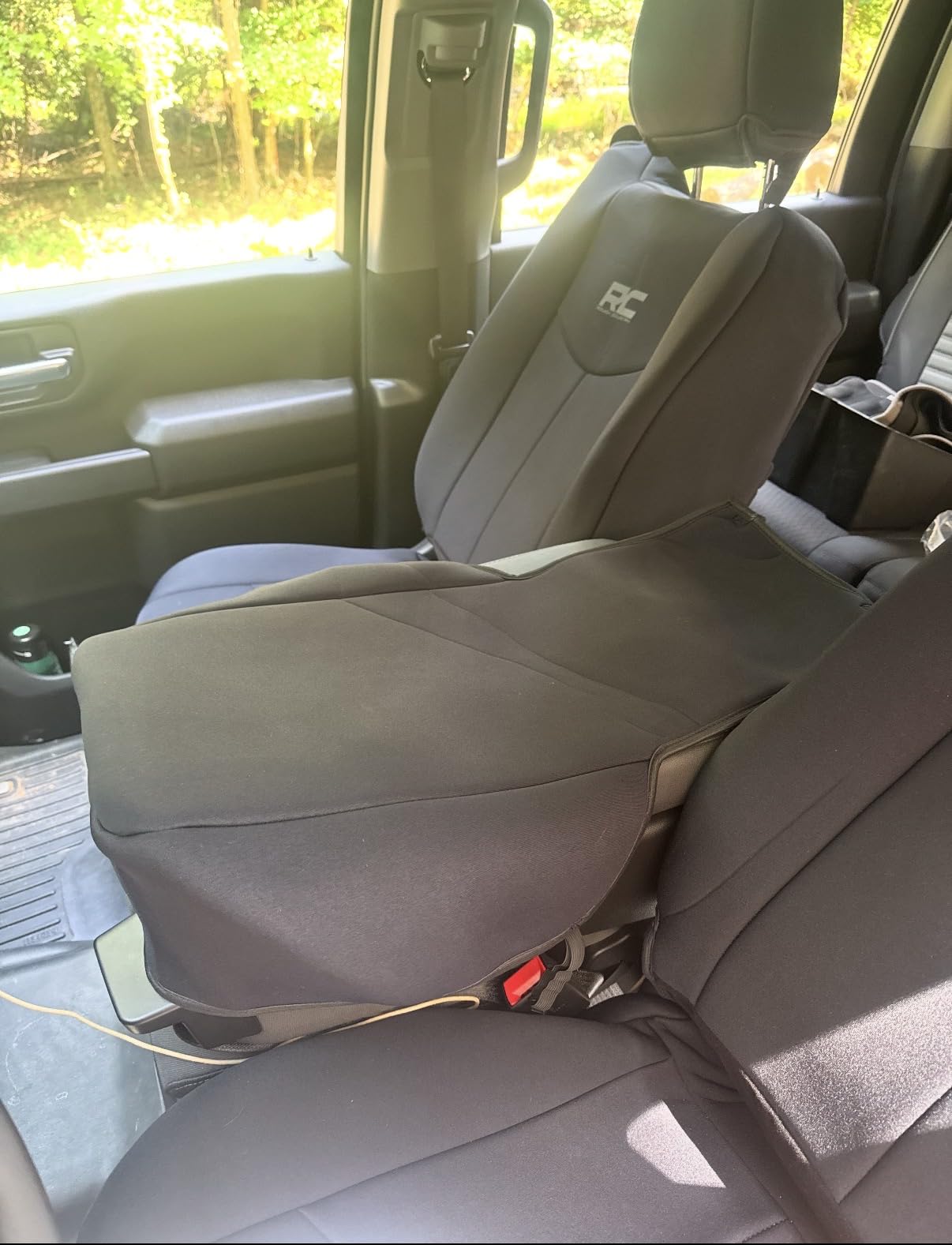 Rough Country Neoprene Seat Covers for Chevy Silverado & GMC Sierra 1500 (1999-2006 & Classic) - Waterproof, UV-Resistant, Foam-Padded Front & Rear Covers customer photo 1
