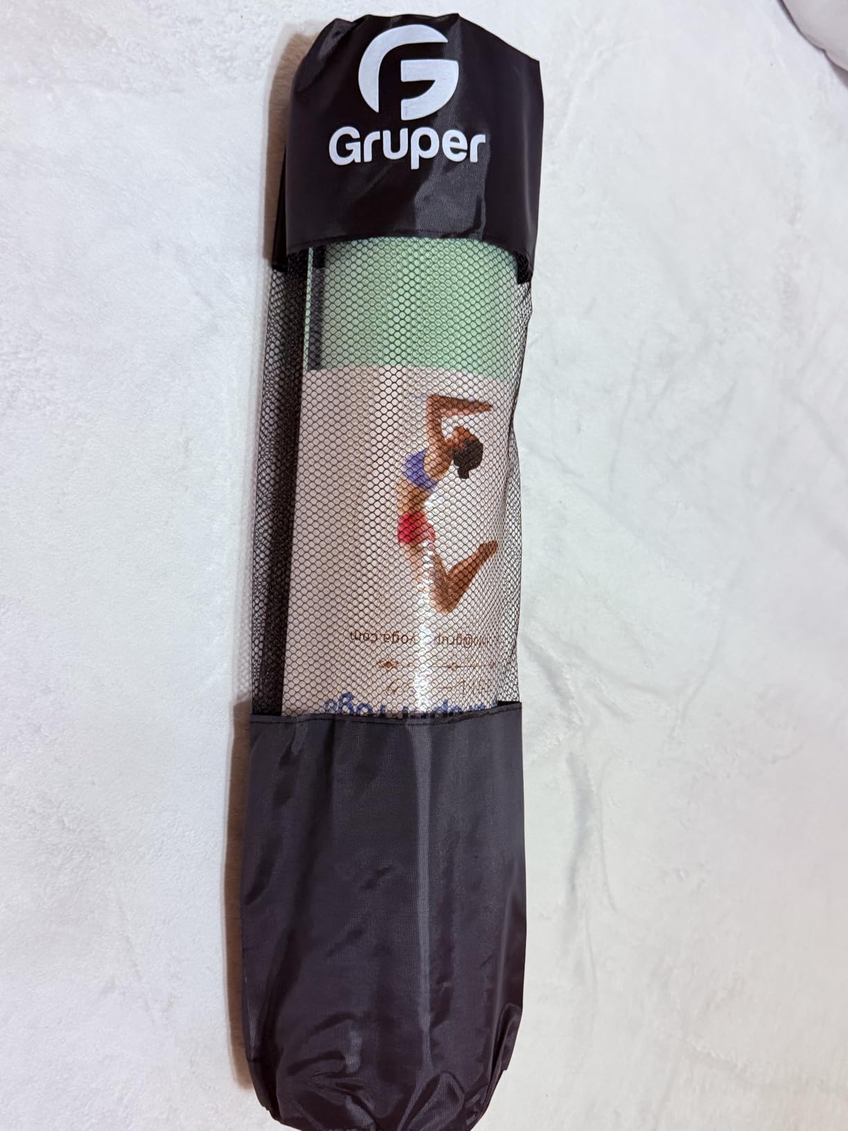 Gruper Yoga Mat Non Slip, Eco Friendly Fitness Exercise Mat with Carrying Strap,Pro Yoga Mats for Women,Workout Mats for Home, Pilates and Floor Exercises customer photo 1