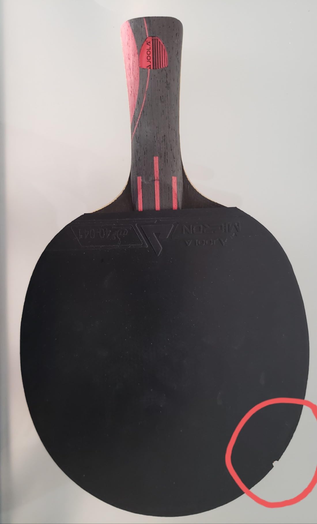 JOOLA Infinity Overdrive - Professional Performance Ping Pong Paddle with Carbon Technology - Black Rubber on Both Sides - Competition Table Tennis Racket for Advanced Training - Extreme Speed customer photo 1