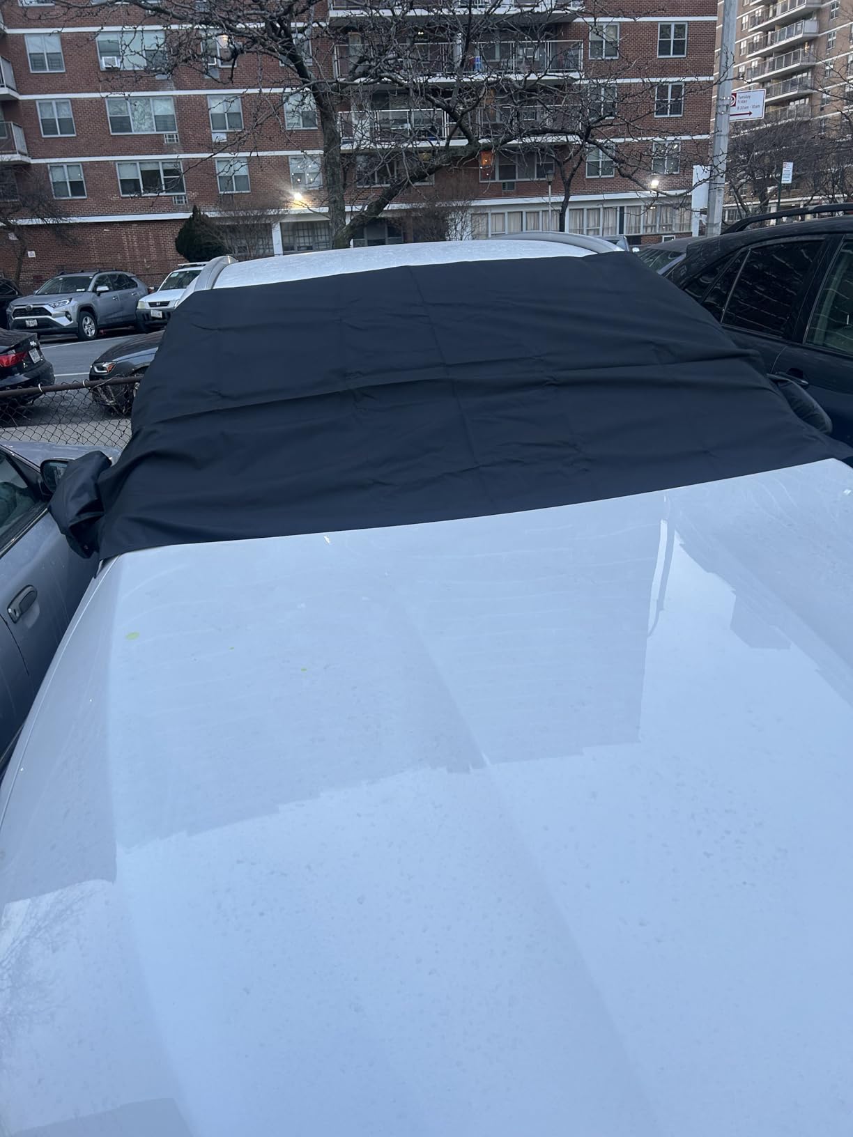 EcoNour Windshield Cover for Ice and Snow, Car Front Window Snow Cover customer photo 1