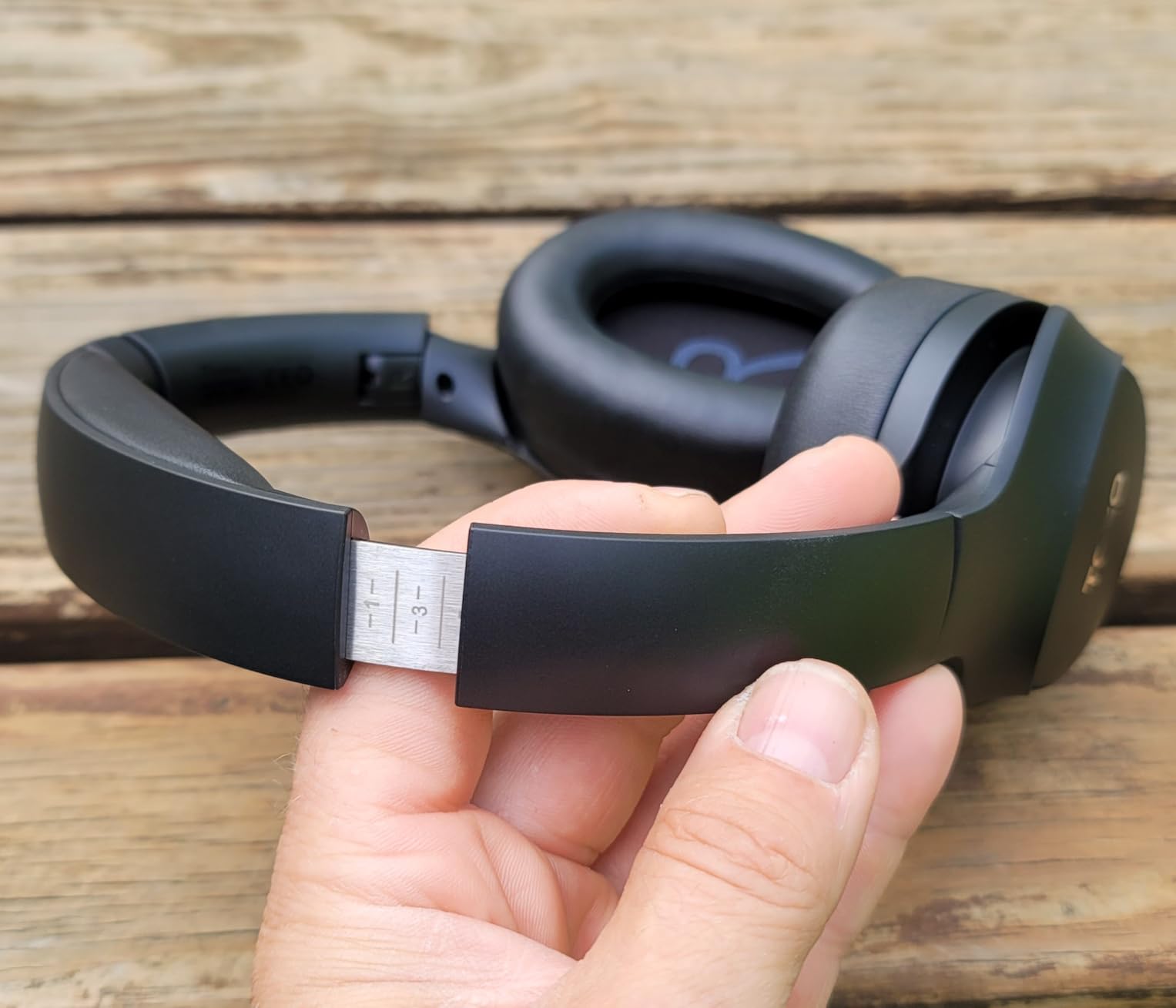 TOZO Hybrid Active Noise Cancelling Headphones, Hi Res Audio customer photo 2