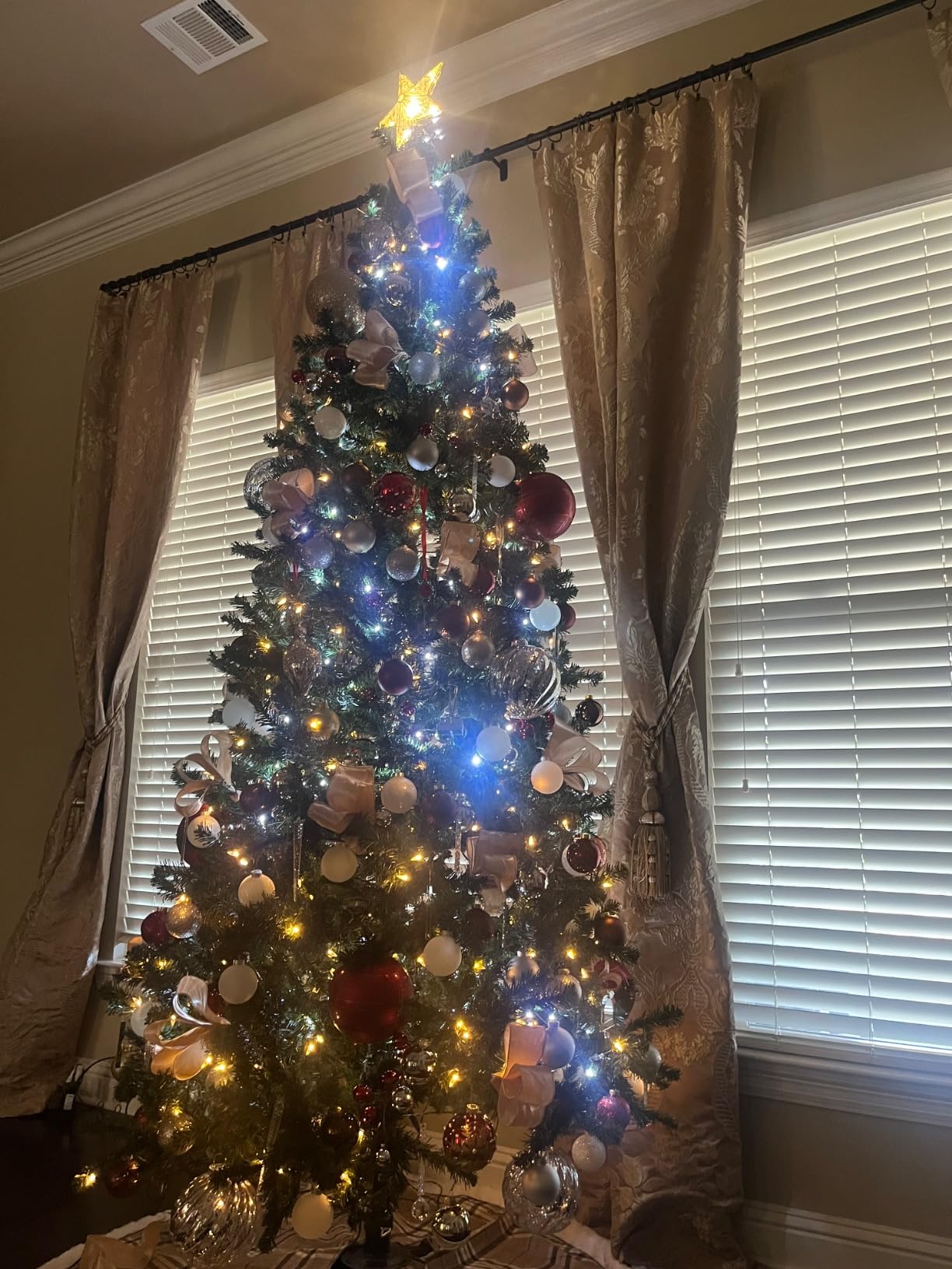 Brizled Outdoor Christmas Tree Lights, 65.67 ft 200 LED Indoor String Light customer photo 1