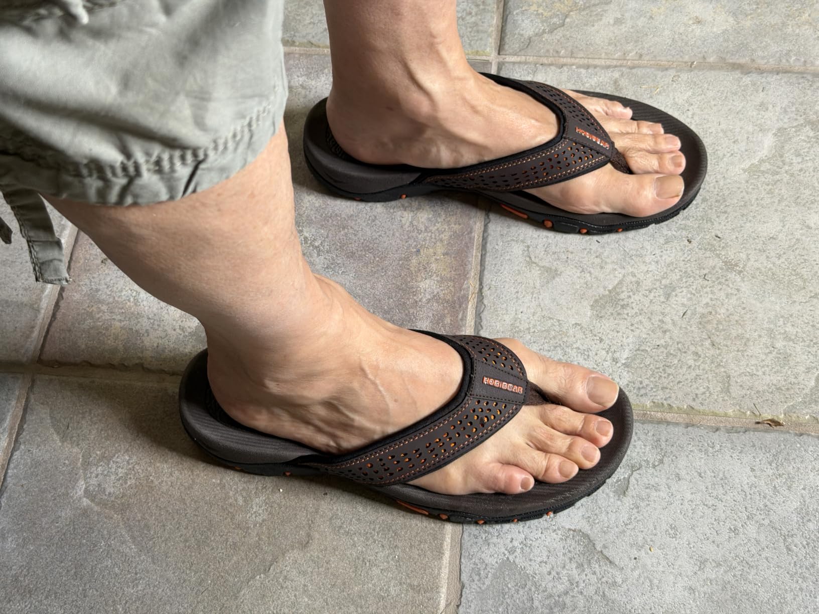 GUBARUN Mens Sport Flip Flops Comfort Casual Thong Sandals Outdoor customer photo 1
