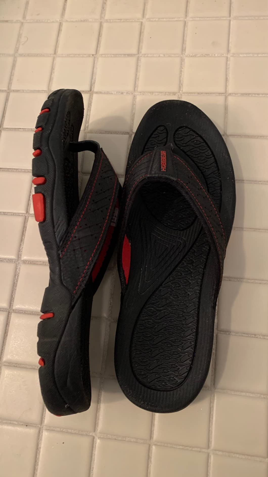 GUBARUN Mens Sport Flip Flops Comfort Casual Thong Sandals Outdoor customer photo 2