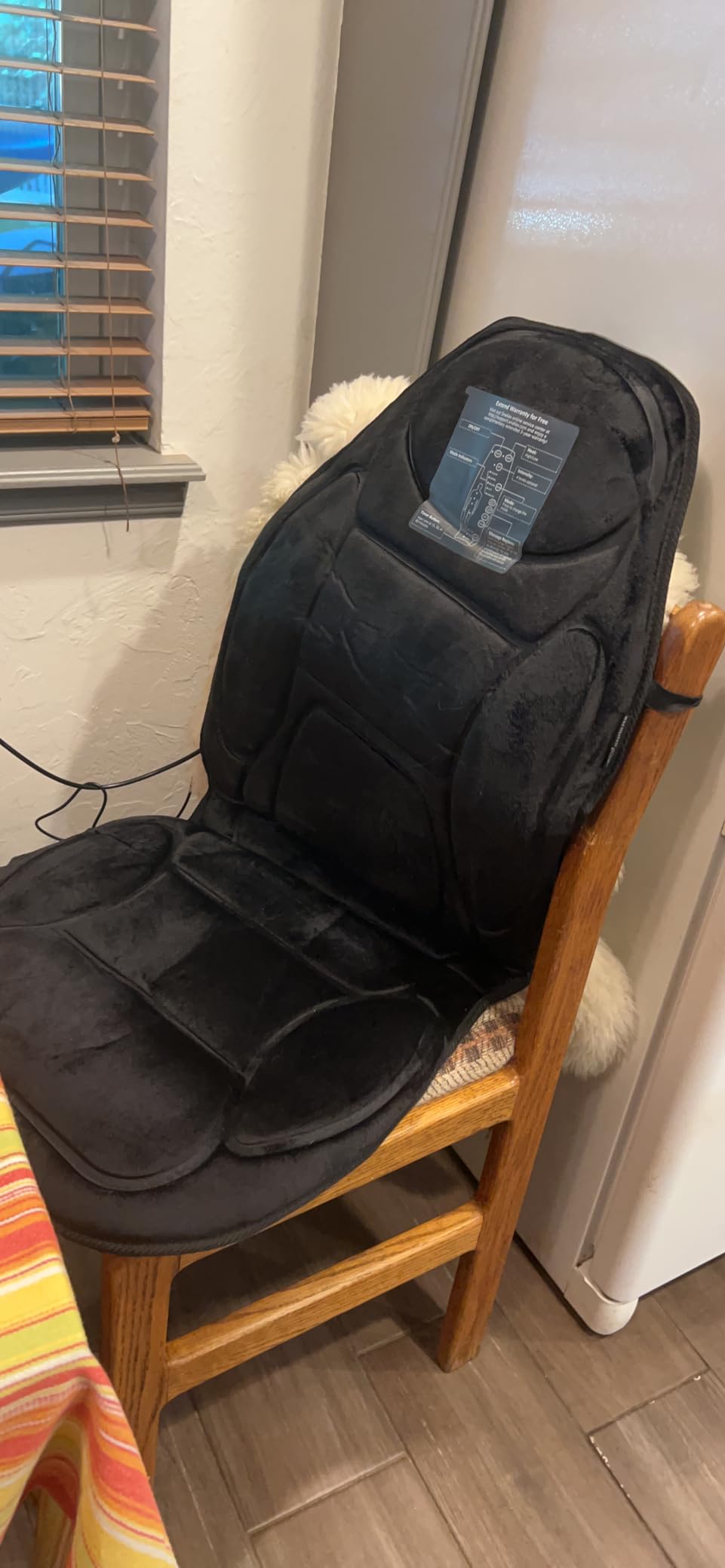 Snailax Back Massager with Heat, Memory Foam Chair Massage Pad customer photo 1