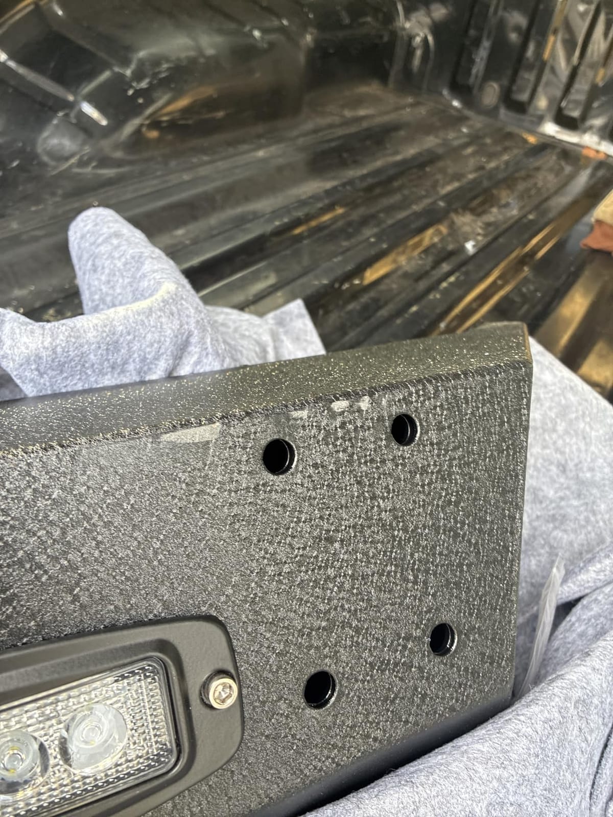 ECOTRIC Rear Bumper Compatible with 1987-2006 Jeep Wrangler YJ TJ customer photo 1