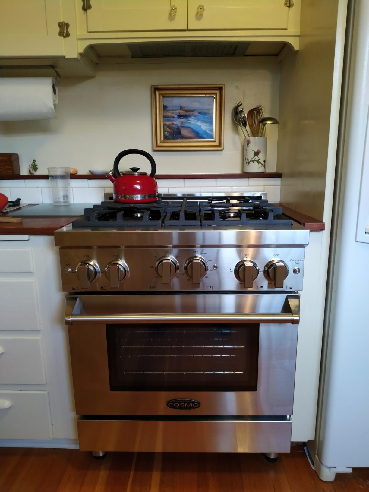 30 in. Vista Coll 4.3 cu ft 4 Burner Gas Range, Convection, Stainless Steel customer photo 1