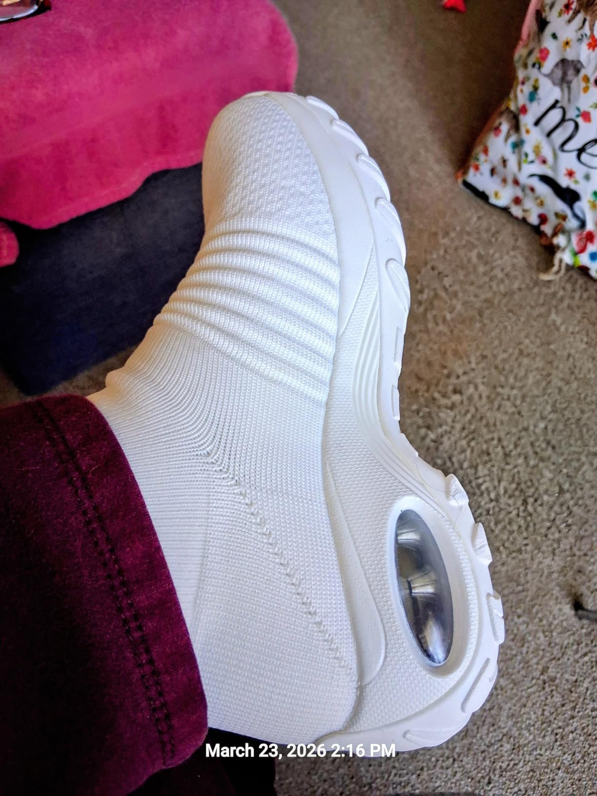 HKR Women Walking Shoes Comfortable Slip On Sneakers customer photo 2