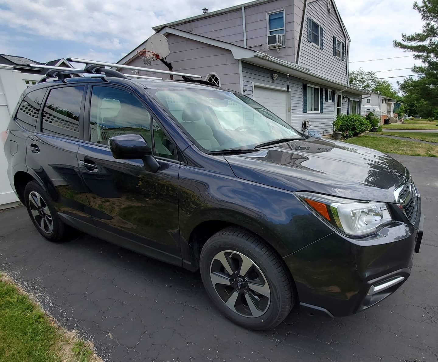 Aero Aluminum Universal 56'' Roof Rack Cross Bars, Existing Raised Side Rail with Gap -200 lbs Load Capacity customer photo 2