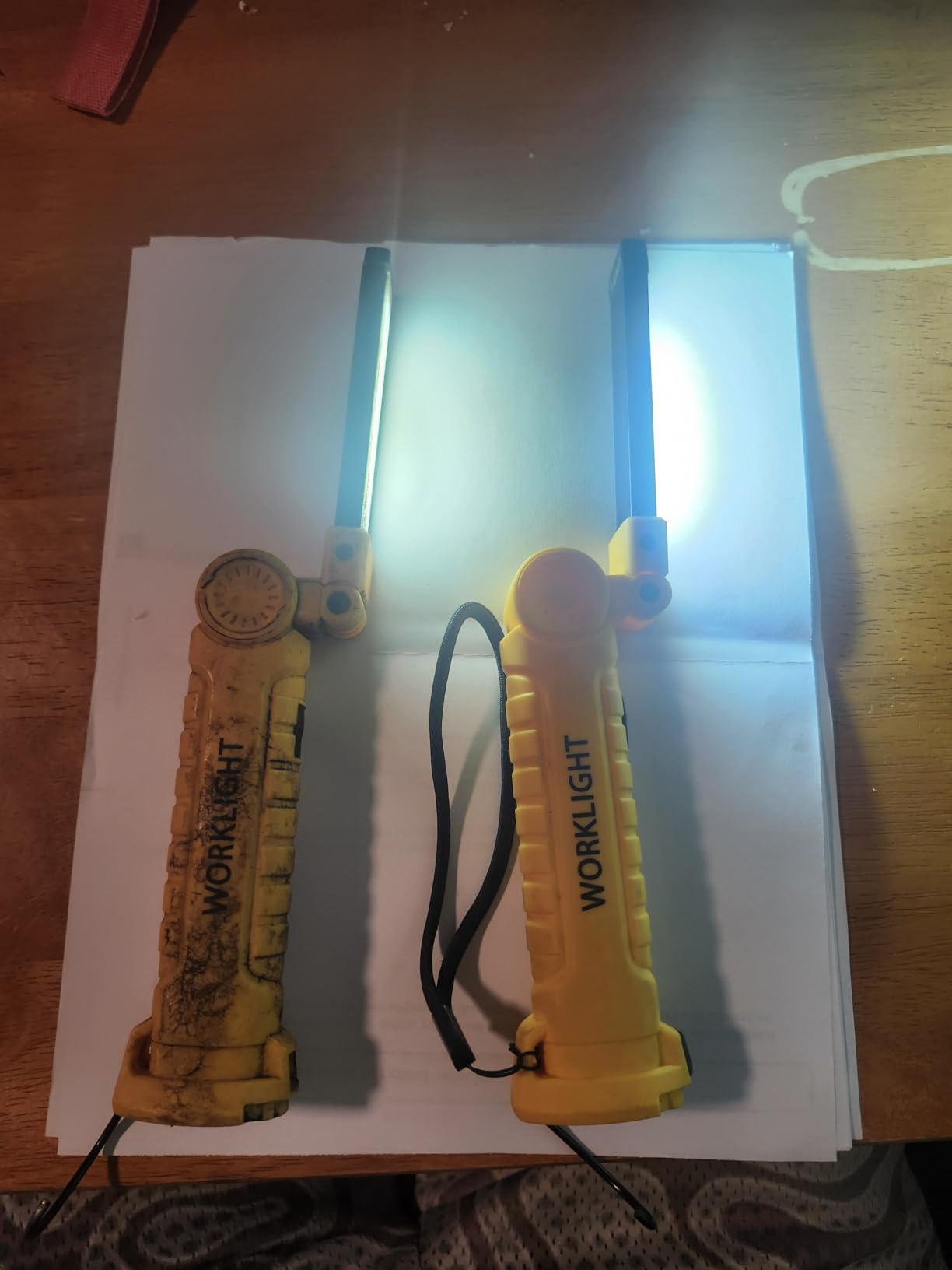 Lmaytech Tool Gifts for Men 2Pack Rechargeable LED Work Lights with Magnetic Base, 360° Rotation,Versatile Lighting for Repairs, Outdoors, Mens Gifts customer photo 1