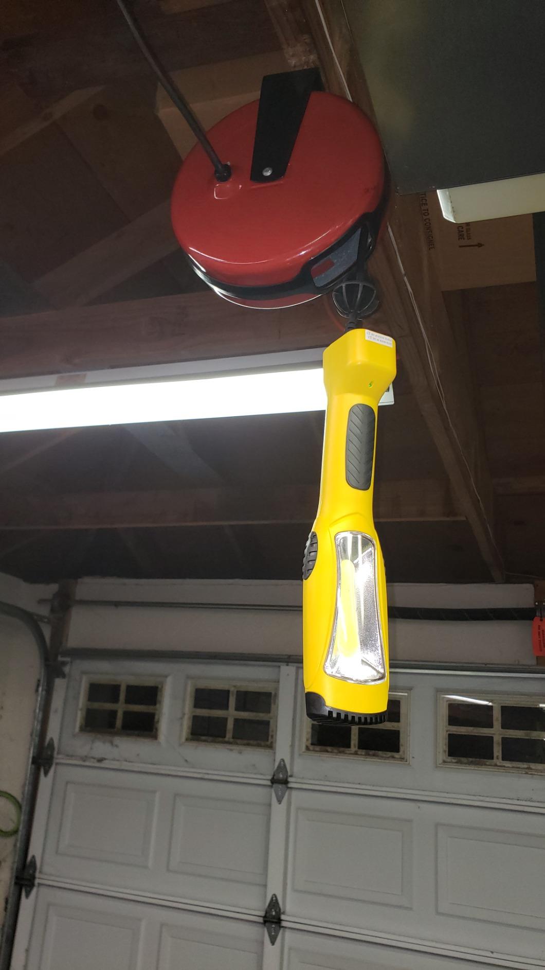 DEWENWILS LED Work Light 1200LM with 15FT Cord, Magnet Hook for Garage, ETL customer photo 1
