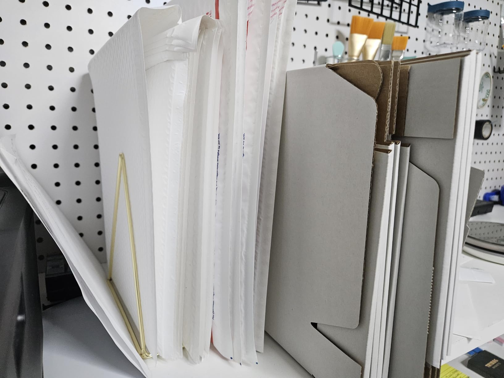 Sooyee 9 Slot Gold Magazine Holder, Desktop File Sorter Organizer customer photo 1