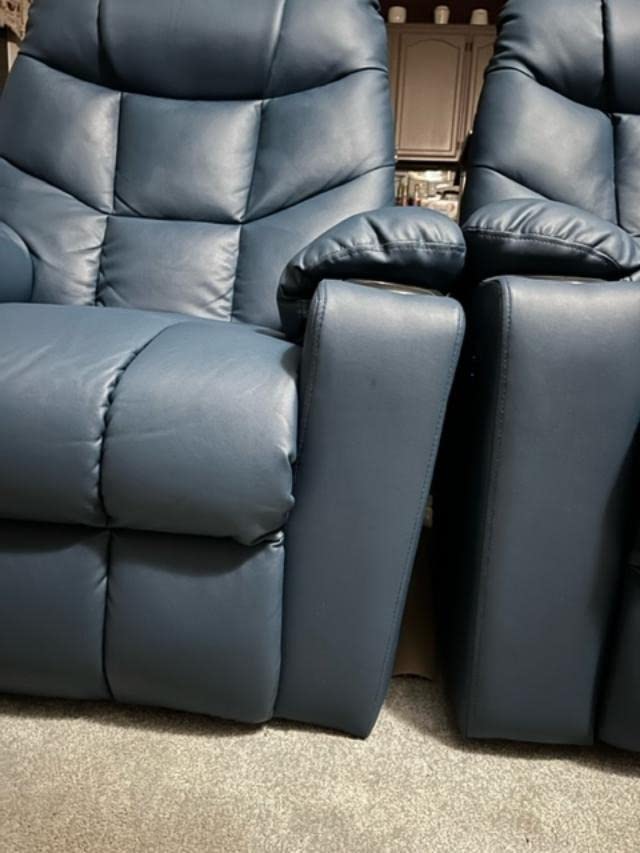 MCombo Power Lift Recliner Chair, Leather 7287 (Dark Brown, Medium) customer photo 1