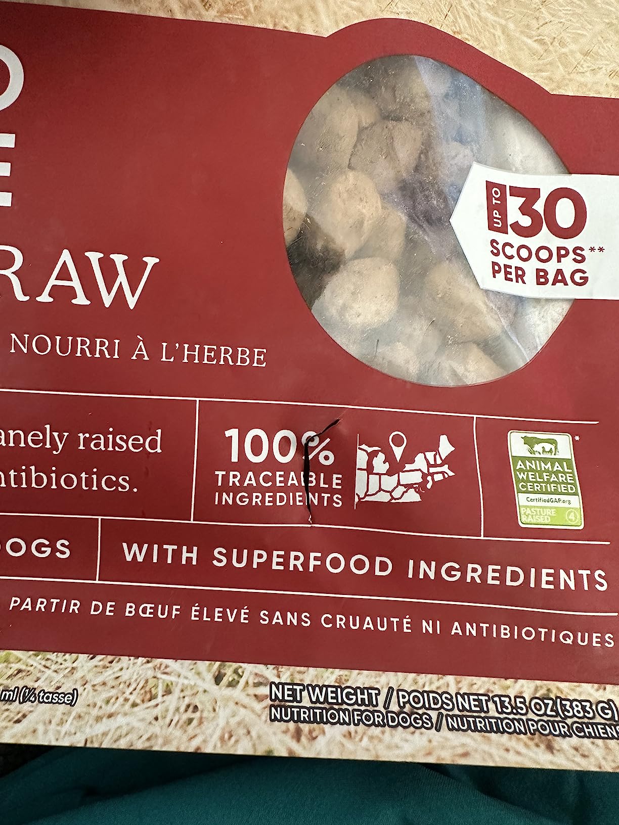 Open Farm Freeze Dried Raw Dog Food, Beef Bite-Sized Morsels, 13.5oz Bag customer photo 1